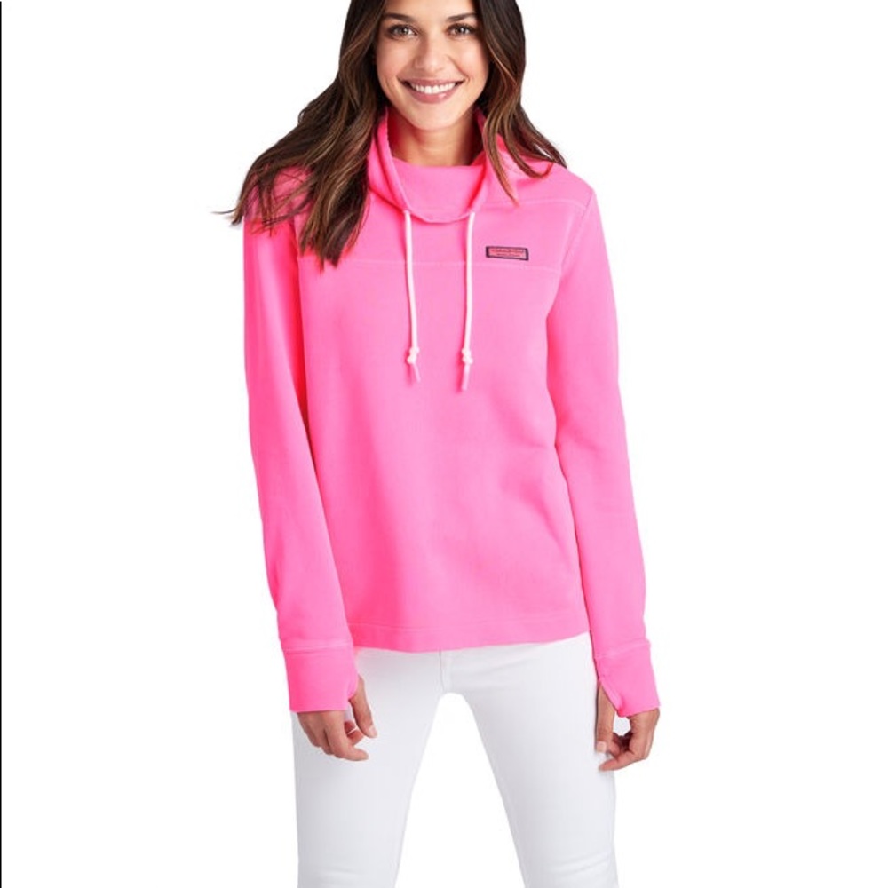 Vineyard Vines Relaxed Funnel Neck Shep Shirt